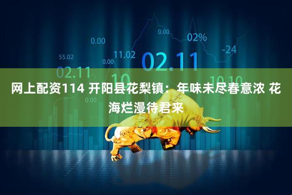 网上配资114 开阳县花梨镇：年味未尽春意浓 花海烂漫待君来